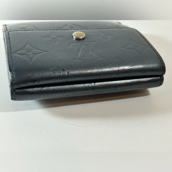 Louis Vuitton Monogram Mat Portefeiulle Elise Trifold Wallet - Picture 5 of 12